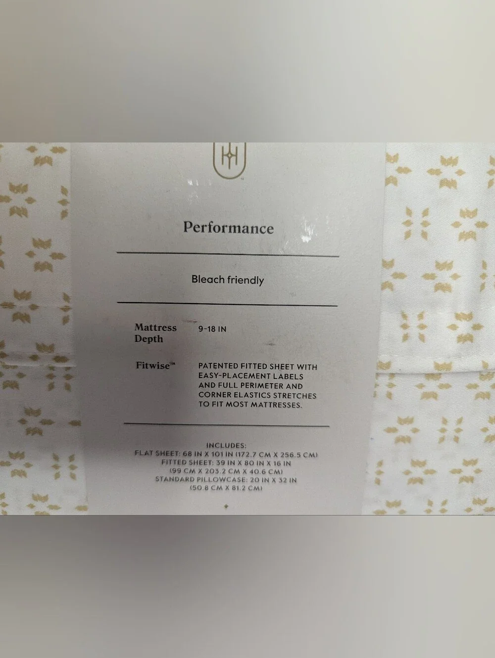 NWT Threshold Performance Twin Sheet Set